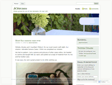 Tablet Screenshot of jcstudio.wordpress.com