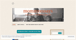 Desktop Screenshot of mommyessays.wordpress.com