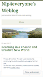Mobile Screenshot of nlp4everyone.wordpress.com