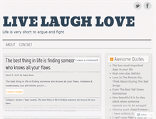 Tablet Screenshot of livelaugh2love.wordpress.com
