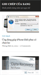 Mobile Screenshot of nguyensang.wordpress.com