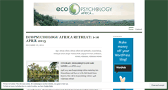 Desktop Screenshot of ecopsychologyafrica.wordpress.com