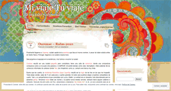 Desktop Screenshot of miviajetuviaje.wordpress.com