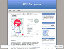 Tablet Screenshot of gbubcn.wordpress.com