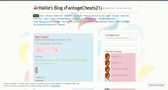 Desktop Screenshot of fantagecheats21.wordpress.com