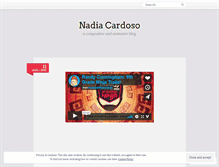 Tablet Screenshot of nadiacardoso.wordpress.com