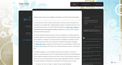 Desktop Screenshot of datadiary2012.wordpress.com