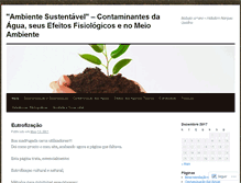 Tablet Screenshot of ambientesaudavelbiologia.wordpress.com