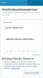 Mobile Screenshot of intuitivebusinessadvisor.wordpress.com