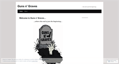 Desktop Screenshot of gunsngraves.wordpress.com