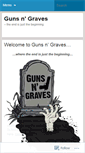 Mobile Screenshot of gunsngraves.wordpress.com