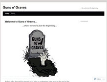 Tablet Screenshot of gunsngraves.wordpress.com