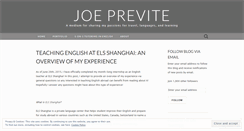 Desktop Screenshot of jjprevite.wordpress.com