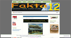 Desktop Screenshot of fakta12.wordpress.com