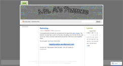 Desktop Screenshot of mraprojects.wordpress.com
