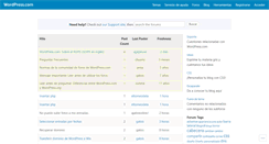 Desktop Screenshot of es.forums.wordpress.com