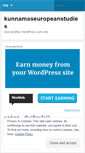 Mobile Screenshot of kunnamaseuropeanstudies.wordpress.com