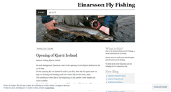 Desktop Screenshot of einarssonflyfishing.wordpress.com