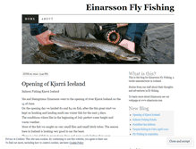 Tablet Screenshot of einarssonflyfishing.wordpress.com