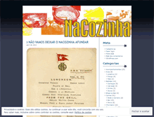 Tablet Screenshot of nacozinha.wordpress.com