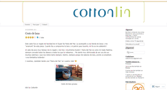 Desktop Screenshot of cottonlin.wordpress.com