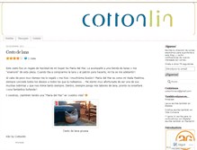 Tablet Screenshot of cottonlin.wordpress.com