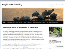 Tablet Screenshot of insightreflectionblog.wordpress.com