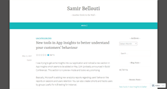 Desktop Screenshot of bellouti.wordpress.com