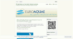 Desktop Screenshot of euroaquaealumni.wordpress.com