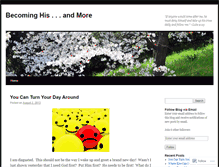 Tablet Screenshot of becominghisandmore.wordpress.com