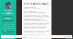 Desktop Screenshot of imamahmadi.wordpress.com
