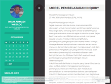 Tablet Screenshot of imamahmadi.wordpress.com