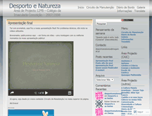 Tablet Screenshot of desportoenatureza.wordpress.com