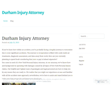 Tablet Screenshot of durhaminjuryattorney.wordpress.com