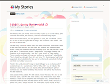 Tablet Screenshot of juliastories.wordpress.com