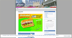 Desktop Screenshot of guiadetramites.wordpress.com