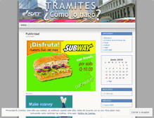 Tablet Screenshot of guiadetramites.wordpress.com