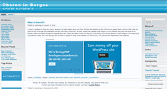 Desktop Screenshot of oberonbg.wordpress.com