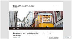 Desktop Screenshot of bazzasbonkerschallenge.wordpress.com