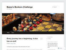 Tablet Screenshot of bazzasbonkerschallenge.wordpress.com