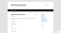 Desktop Screenshot of danrussellreviews.wordpress.com