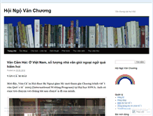 Tablet Screenshot of hoingovanchuong.wordpress.com