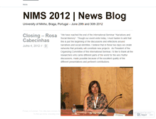 Tablet Screenshot of nims2012.wordpress.com
