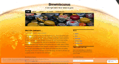 Desktop Screenshot of brewmiscuous.wordpress.com