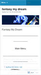 Mobile Screenshot of fantasymydream.wordpress.com