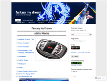 Tablet Screenshot of fantasymydream.wordpress.com