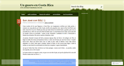 Desktop Screenshot of guaroencostarica.wordpress.com