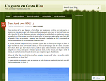 Tablet Screenshot of guaroencostarica.wordpress.com