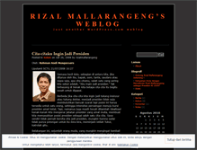 Tablet Screenshot of mallarangeng.wordpress.com