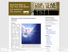 Tablet Screenshot of metrobibleblog.wordpress.com